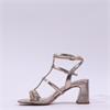Tamaris Shanaia Strappy Block Heel - Light Gold